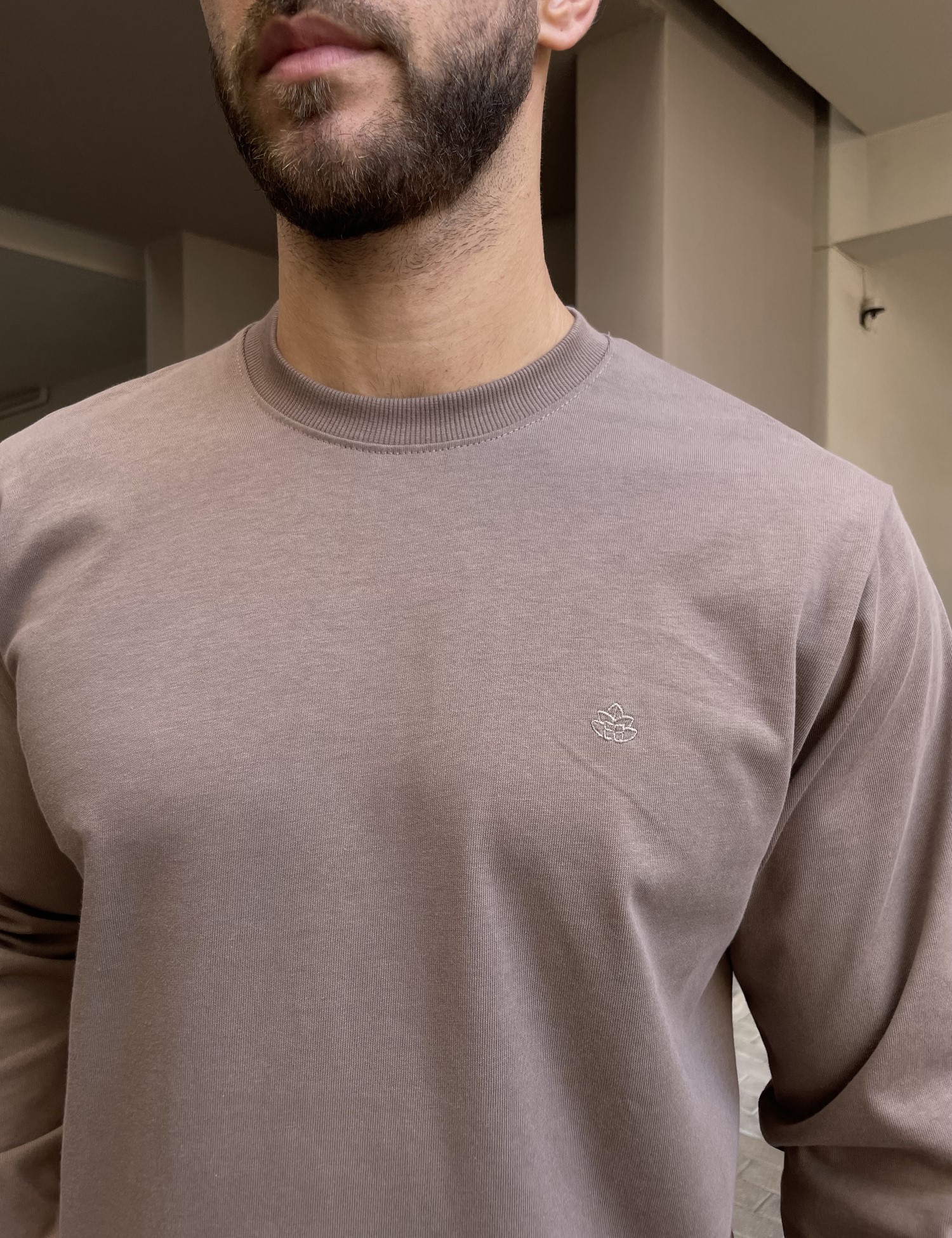 Everbest Ανδρική πούρο βαμβακερή μπλούζα Plus size 2610160P φωτογραφία